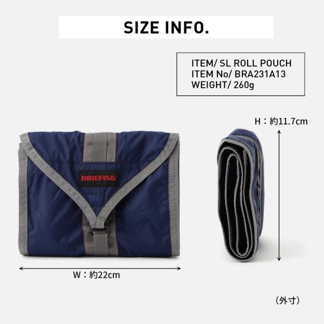 【送料・代引手数料無料!】ブリーフィング ソリッドライト SL ROLL POUCH BRA231A13 / BRIEFING SOLID LIGHT 送料・代引手数料無料!】ブリーフィング ソリッドライト SL ROLL POUCH