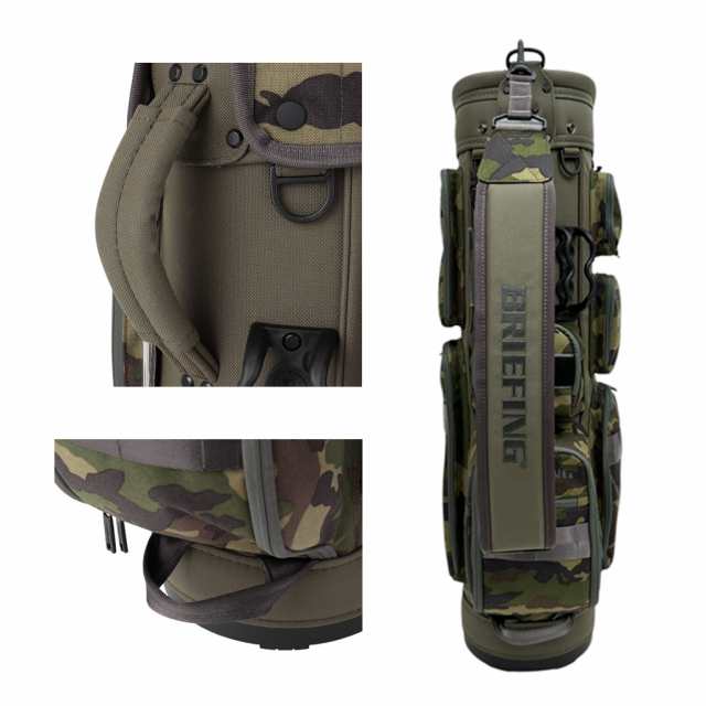 【NEW限定品】 CR-6 キャディバッグ ゴルフ ブリーフィング ＃02 COMBI CAMO ゴルフバッグ・キャディバッグ
