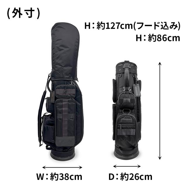 ブリーフィング ゴルフ キャディバッグ CR-6 #03 LC HOL メンズ レディース BRG253D41 BRIEFING GOLF ゴルフバッグ キャディーバッグ HOLIDAY COLLECTION 8.5口径 5分割 ブランド_8