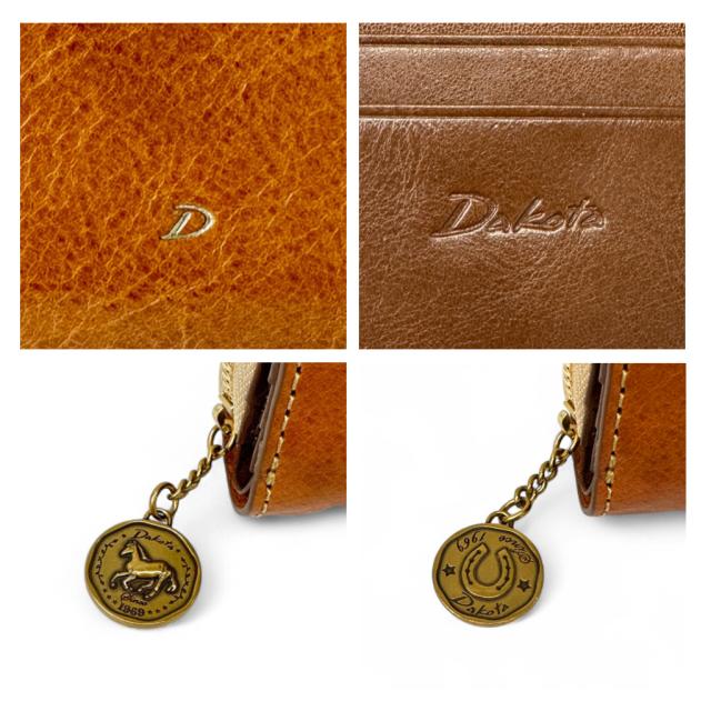 Dakota ダコタ 財布 ラフィナート 小銭入れ付き二つ折り財布（ラウンド