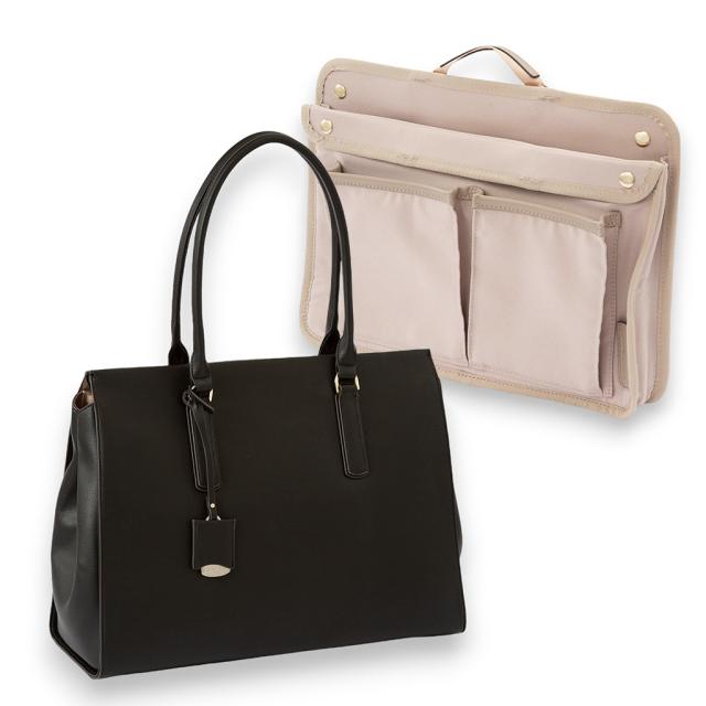 ジュエルナローズ OLバッグエト ビジネストート レディース Jewelna Rose OL Bag et 11931 A4 横型 PCケース ビジネス 通勤 通学 正規品_1