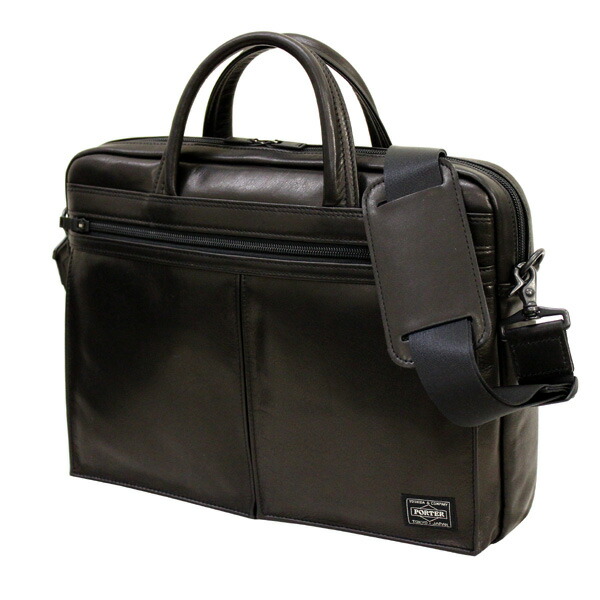 2way PORTER ビジネスバッグ ブリーフケース ブラック 30800円