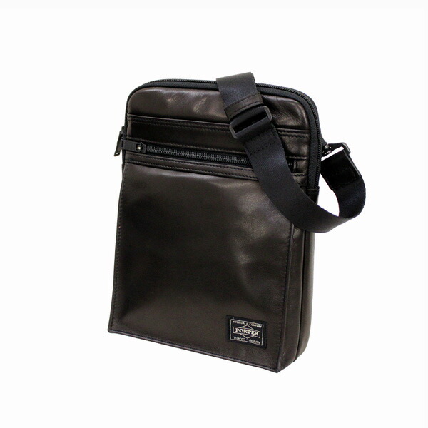 ポーター アメイズ ショルダーバッグ 022-03794 10 ブラック PORTER 吉田カバン ショルダーバッグ AMAZE レザー ギフト プレゼント 日本製 小さめ 斜めがけ 縦型_1