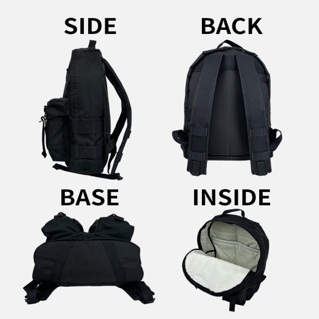 ポーター オール リュックサック 502-05958 10 ブラック PORTER 吉田カバン DAYPACK with POUCHES デイパック ALL 日本製 A4サイズ 14L 小さめ ブランド_9