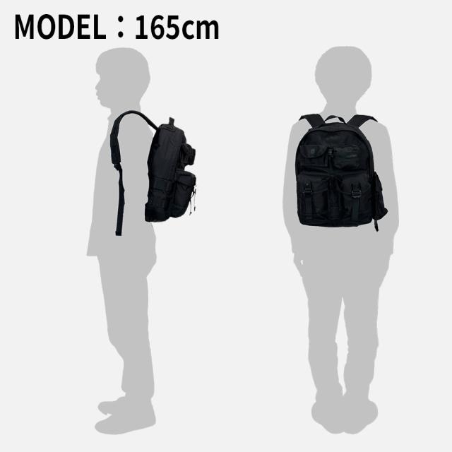 ポーター オール リュックサック 502-05958 10 ブラック PORTER 吉田カバン DAYPACK with POUCHES デイパック ALL 日本製 A4サイズ 14L 小さめ ブランド_11