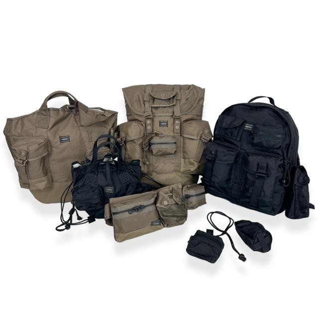 ポーター オール トートバッグ 502-05960 10 ブラック PORTER 吉田カバン SCARF TOTE with POUCHES ショルダーバッグ ALL 日本製 A5サイズ 小さめ ブランド_1