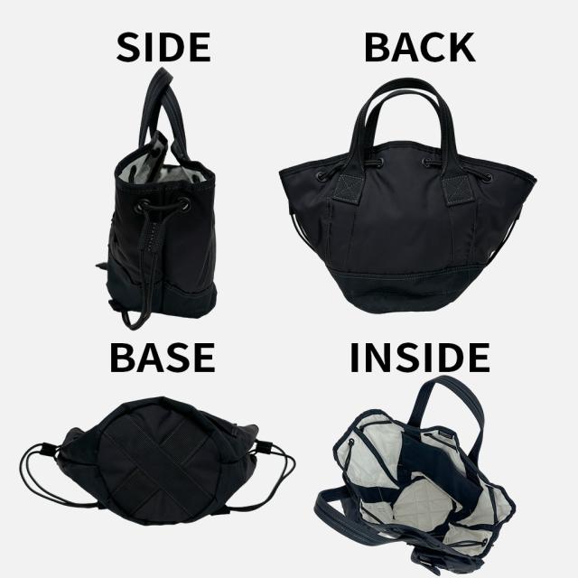 ポーター オール トートバッグ 502-05960 10 ブラック PORTER 吉田カバン SCARF TOTE with POUCHES ショルダーバッグ ALL 日本製 A5サイズ 小さめ ブランド_9
