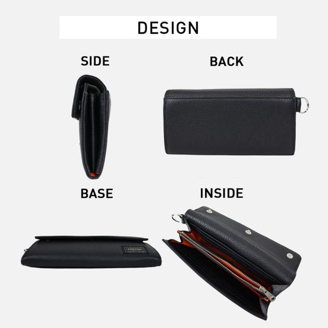 ポーター カーム ロングウォレット 041-03120 CALM LONG WALLET 10 ブラック PORTER 吉田カバン 長財布 レザー ギフト プレゼント 日本製 シンプル ブランド_10