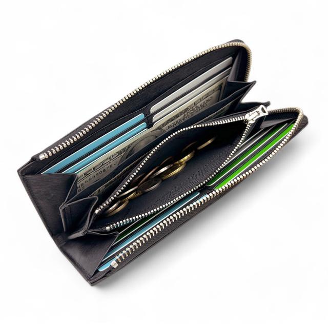 ポーター カレント 長財布 052-02210 10 ブラック PORTER 吉田カバン CURRENT レザー 本革 ビジネス 正規品 ブランド_3
