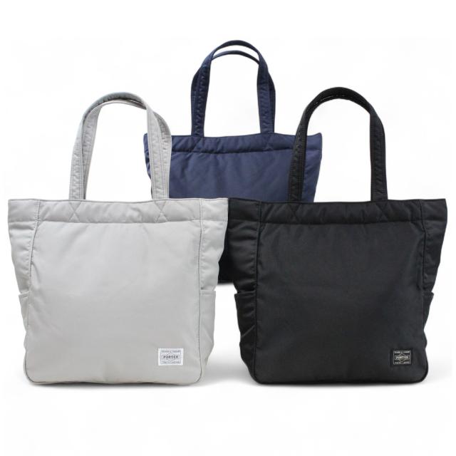 ポーター クリーム トートバッグ 549-06548 10 ブラック PORTER 吉田カバン CREAM ナイロン 日本製 B5サイズ カジュアル ブランド シンプル_1