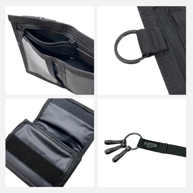 ポーター カプセル ウォレット 555-06439 10 ブラック PORTER 吉田カバン 三つ折り財布 二つ折り財布 CAPSULE ギフト プレゼント 日本製 ブランド カジュアル_8