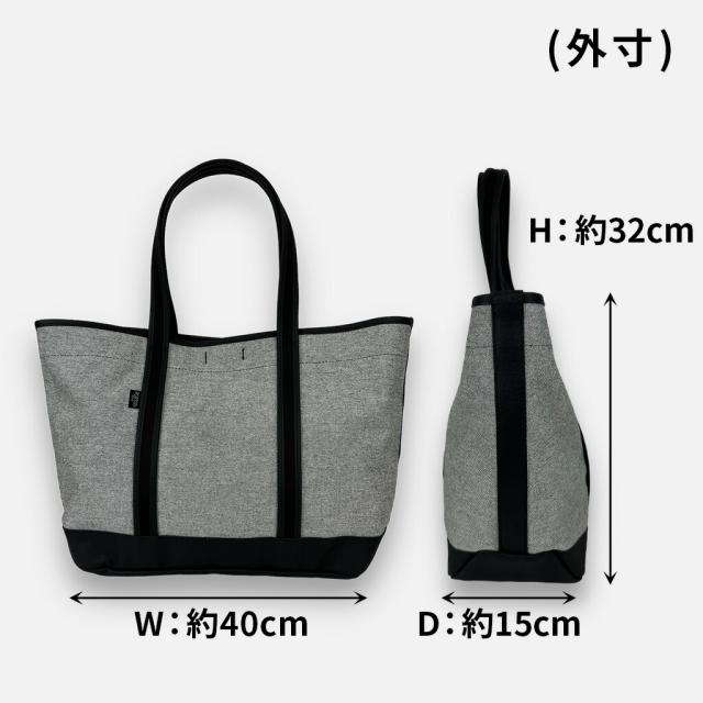 ポーター ボーイフレンドトートシャンブレー トートバッグ 877-18539 10 ブラック PORTER 吉田カバン BOYFRIEND TOTE CHAMBRAY 日本製 ブランド_6