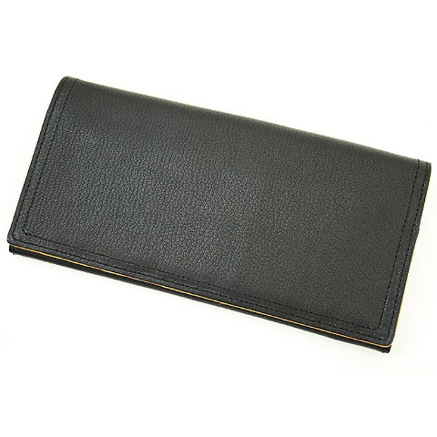 ポーター ダブル ロングウォレット 129-06010 10 ブラック／オレンジ PORTER 吉田カバン 長財布 かぶせ DOUBLE レザー ギフト プレゼント 日本製 シンプル ブランド_1