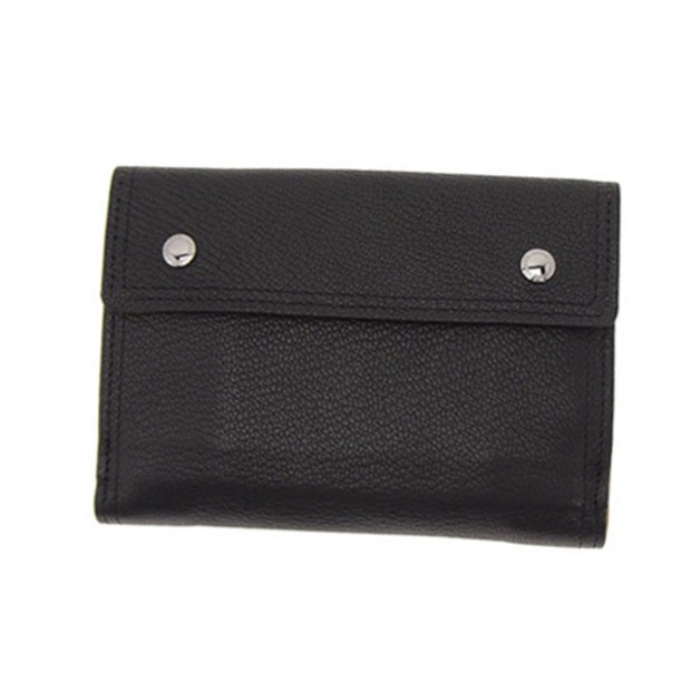 ポーター ダブル ウォレット 129-06011 10 ブラック／オレンジ PORTER 吉田カバン 二つ折り財布 DOUBLE レザー ギフト プレゼント 日本製 シンプル ブランド_1