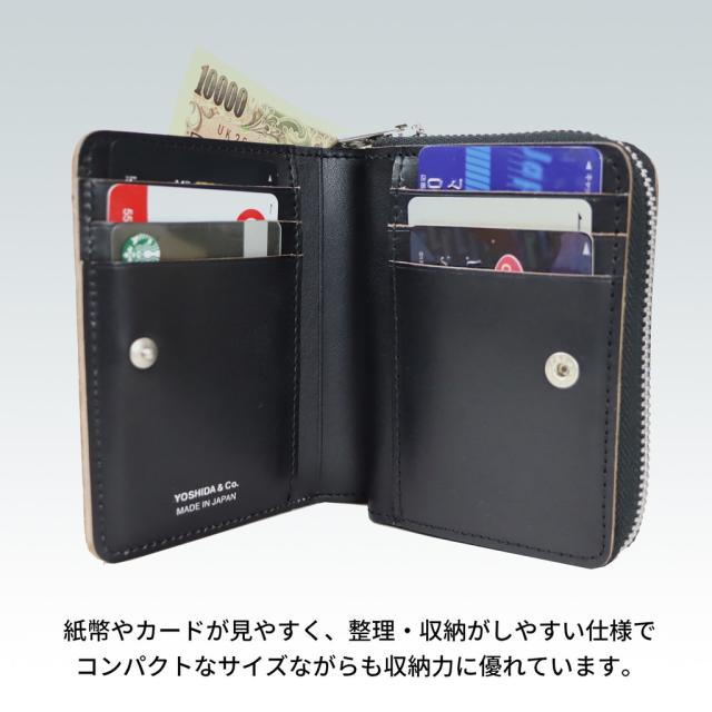 ポーター デューク ウォレット 149-03129 PORTER DUKE 吉田カバン WALLET 二つ折り財布 ブライドルレザー 牛革 日本製 ブランド メンズ レディース_3