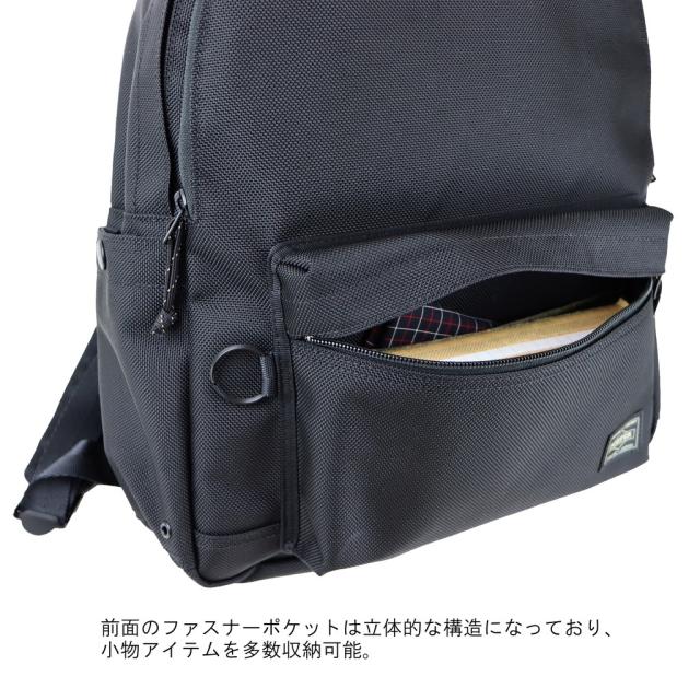 ポーター エクスプローラー デイパック(S) 507-17997 10 ブラック PORTER 吉田カバン リュックサック EXPLORER ナイロン 日本製 A4サイズ 3層 ラウンド シンプル ブランド カジュアル_7