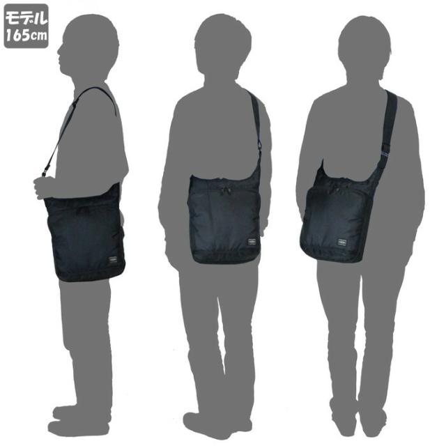 ポーター フラッシュ ショルダーバッグ 689-05939 10 ブラック PORTER 吉田カバン ショルダーバッグ FLASH ギフト プレゼント 日本製 A4サイズ 斜めがけ 縦型 ブランド シンプル_8