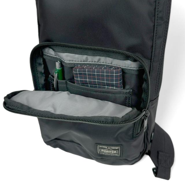 ポーター フラッシュ スリングショルダーバッグ 689-05941 10 ブラック PORTER 吉田カバン ボディバッグ ワンショルダー FLASH ギフト プレゼント 日本製 斜めがけ ブランド シンプル_3