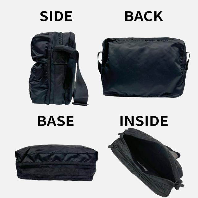 ポーター フレーム ショルダーバッグ(S) 690-17848 10 ブラック PORTER 吉田カバン FRAME SHOULDER BAG(S) B5 Sサイズ 斜め掛け 軽量 ブランド ミリタリー 日本製_7