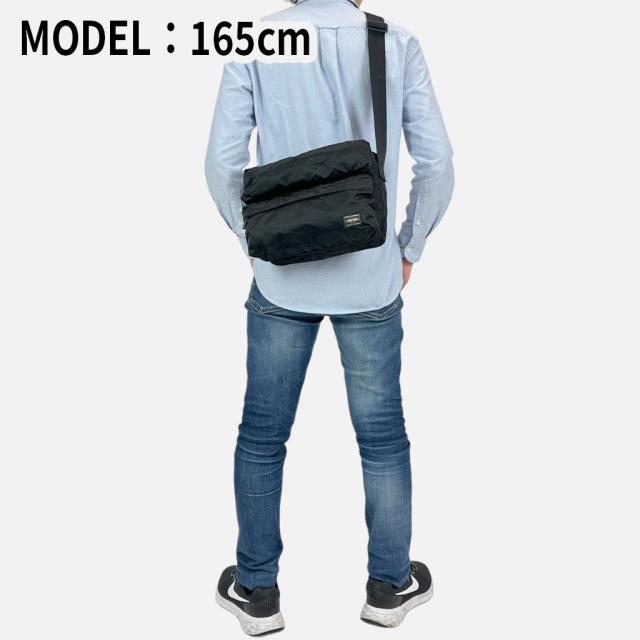 ポーター フレーム ショルダーバッグ(S) 690-17848 10 ブラック PORTER 吉田カバン FRAME SHOULDER BAG(S) B5 Sサイズ 斜め掛け 軽量 ブランド ミリタリー 日本製_9