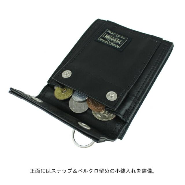 ポーター フリースタイル ウォレット 707-07176 10 ブラック PORTER 吉田カバン 二つ折り財布 FREE STYLE ギフト プレゼント 日本製 ウォレットコード付き ブランド カジュアル_4