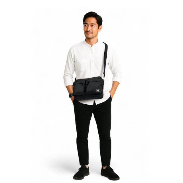 ポーター フォース ショルダーバッグ 855-05457 10 ブラック