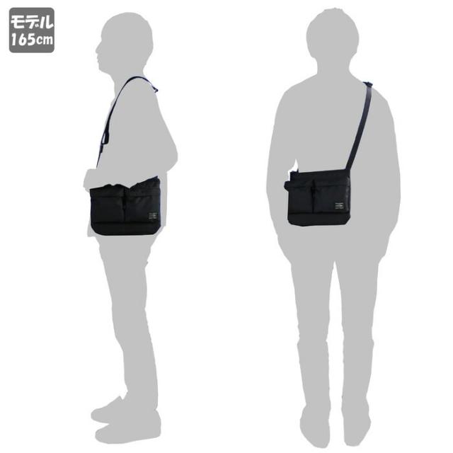 ポーター フォース ショルダーバッグ 855-05458 10 ブラック PORTER 吉田カバン サコッシュ FORCE ギフト プレゼント 日本製 小さめ 斜めがけ ブランド カジュアル_11