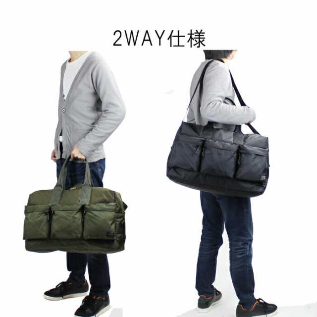 ポーター フォース 2WAYダッフルバッグ 855-05900 10 ブラック PORTER ...