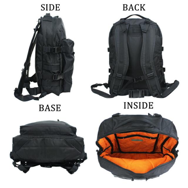 ポーター フォース デイパック 855-05902 10 ブラック PORTER 吉田カバン リュックサック FORCE 日本製 B4サイズ 19L ラウンド ブランド カジュアル_11