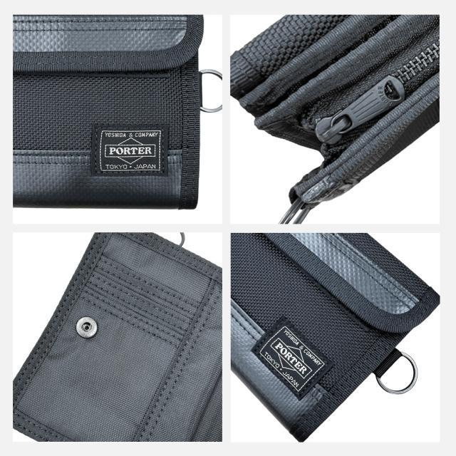 ポーター ヒート ウォレット 703-07887 ブラック 10 吉田カバン PORTER HEAT WALLET 二つ折り財布 財布 メンズ レディース ビジネス カジュアル トラベル アウトドア ミリタリー 耐久 耐水 日本製_8