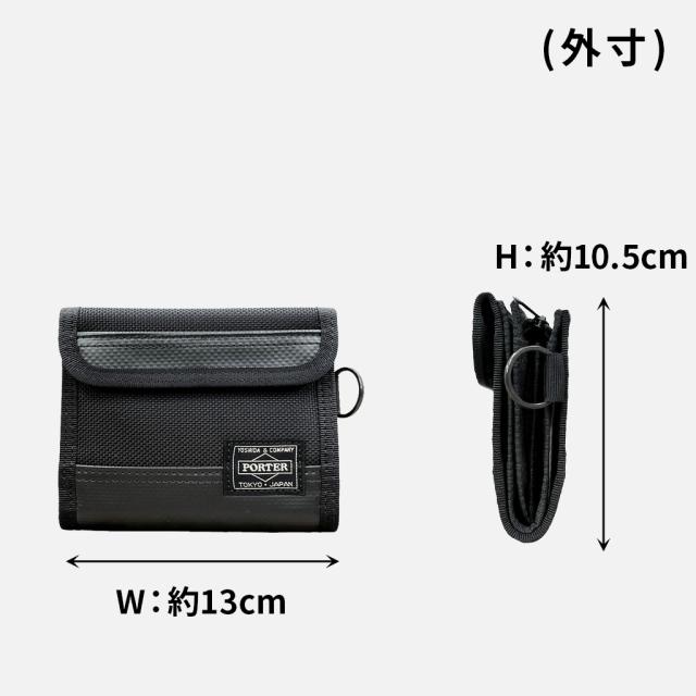 ポーター ヒート ウォレット 703-07887 ブラック 10 吉田カバン PORTER HEAT WALLET 二つ折り財布 財布 メンズ レディース ビジネス カジュアル トラベル アウトドア ミリタリー 耐久 耐水 日本製_7