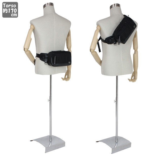 ポーター ヒート ウエストバッグ 703-07972 ブラック 10 吉田カバン PORTER HEAT WAIST BAG ショルダーバッグ 斜めがけ メンズ レディース ビジネス カジュアル トラベル アウトドア ミリタリー 耐久 耐水 日本製_4