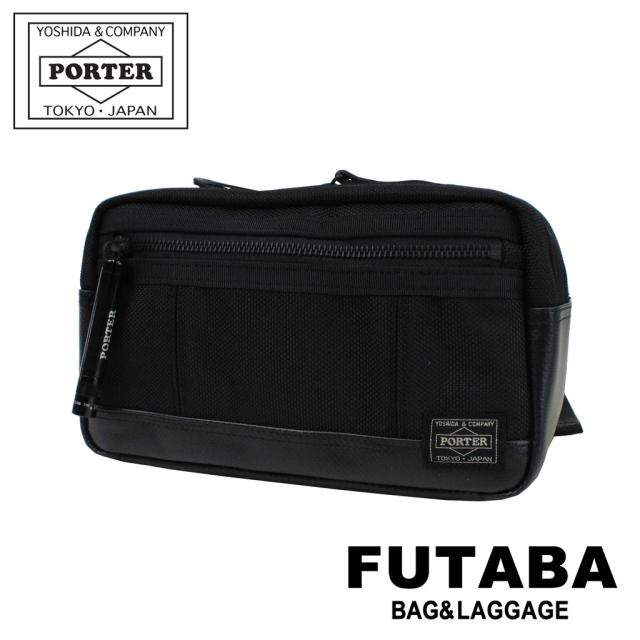 ポーター ヒート ウエストバッグ 703-07972 ブラック 10 吉田カバン PORTER HEAT WAIST BAG ショルダーバッグ 斜めがけ メンズ レディース ビジネス カジュアル トラベル アウトドア ミリタリー 耐久 耐水 日本製