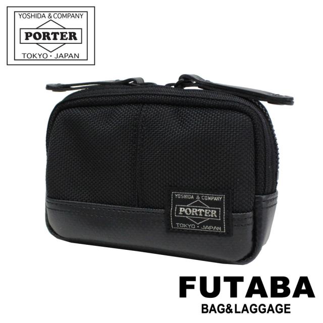 ポーター ヒート ポーチ 703-07973 ブラック 10 吉田カバン PORTER HEAT POUCH ベルトがけ 小さめ メンズ レディース ビジネス カジュアル トラベル アウトドア ミリタリー 耐久 耐水 日本製