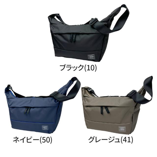 ポーター ムース ショルダーバッグ(L) 751-29874 10 ブラック PORTER 吉田カバン ショルダーバッグ MOUSSE 日本製 A4サイズ ファスナー付き ブランド_6