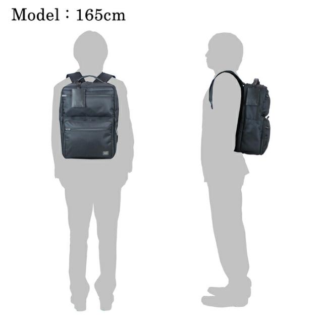 ポーター プロテクション デイパック 681-17977 10 ブラック PORTER 吉田カバン リュックサック ビジネスリュック PROTECTION 抗菌素材 通勤 日本製 B4サイズ PC収納 2層 ブランド_13