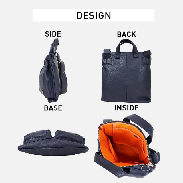 ポーター スタイル ヘルメットバッグ(S) 262-27821 50 70 ネイビー ホワイト PORTER 吉田カバン HELMET BAG(S) STYLE 日本製 ブランド メンズ レディース_10