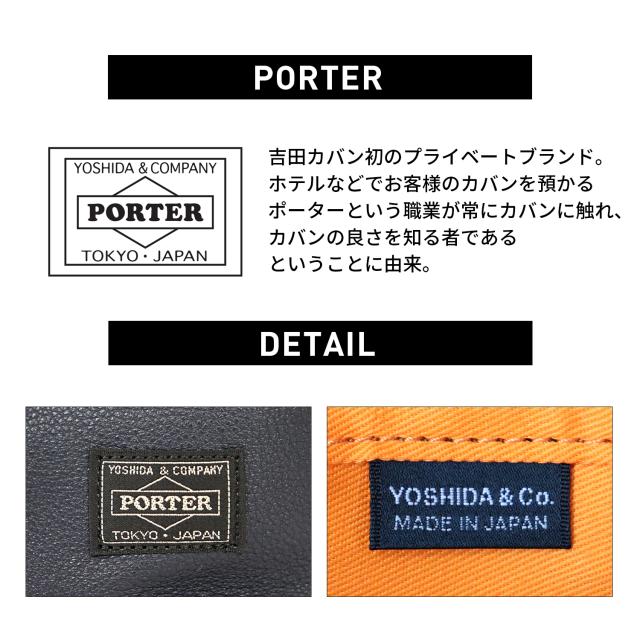 ポーター スタイル ヘルメットバッグ(S) 262-27821 50 70 ネイビー ホワイト PORTER 吉田カバン HELMET BAG(S) STYLE 日本製 ブランド メンズ レディース_9