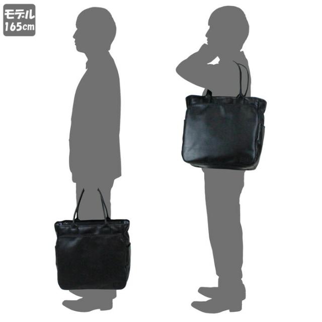 ポーター タイム ブラック トートバッグ 146-16104 10 ブラック PORTER 吉田カバン ビジネスバッグ TIME BLACK レザー 通勤 日本製 B4サイズ 縦型 大きめ ブランド_8