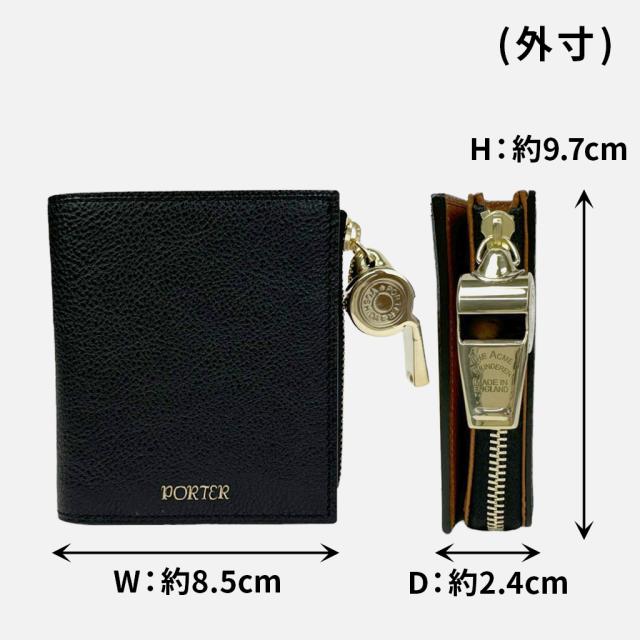 ポーター トーン タイニーパース 150-02290 10 ブラック PORTER 吉田カバン 財布 ウォレット TONE 日本製 ホイッスル L字ファスナー ブランド メンズ レディース_7