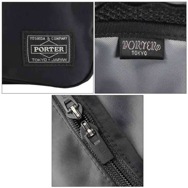 ポーター タイム トートバッグ 655-17873 10 ブラック PORTER 吉田カバン ビジネスバッグ TIME ナイロン 通勤 日本製 A4サイズ 横型 ファスナー付き シンプル ブランド_8