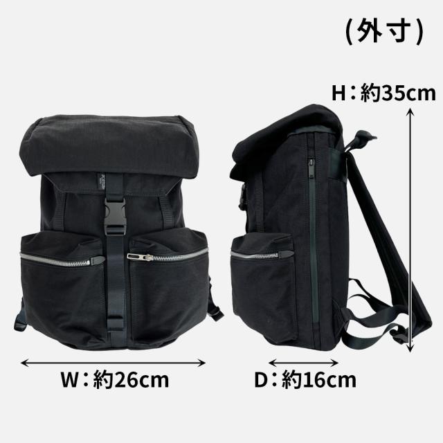 ポーター ウィロー リュックサック 500-17518 10 ブラック PORTER 吉田カバン WILLOW 日本製 ブランド_7