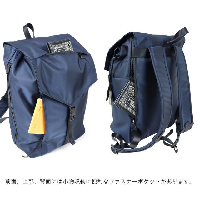 ポーター シェル リュックサック 679-26806 11 カーキグレー PORTER 吉田カバン ビジネスリュック SHELL ナイロン 通勤 日本製 A4サイズ PC収納 フラップ ブランド シンプル_6