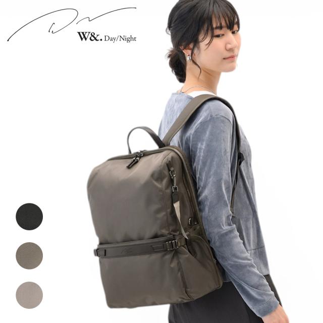 ダブルアンドデイナイト リッカ2 スクエアリュック リュックサック 19153 W&amp;.Day/Night Lycka2 Square Ruck 女性 レディース 軽量 通勤 おしゃれ 大人 ビジネス ブランド ギフト プレゼント