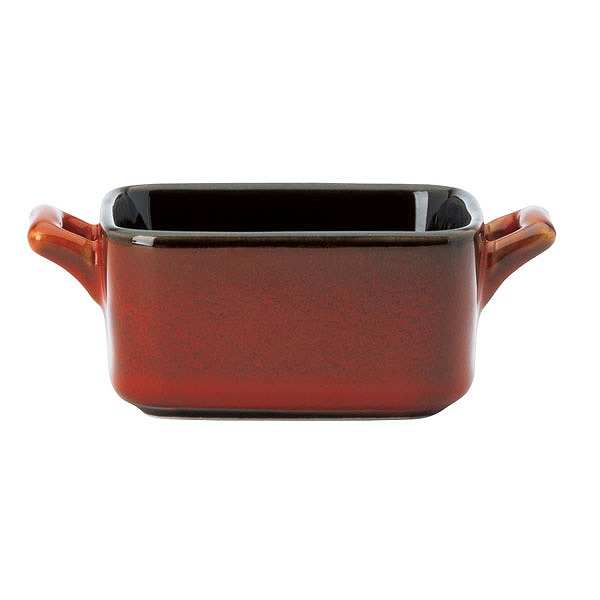 ナルミ ラスティック ミニスクエアディッシュ(クリムゾン) 10cm (LZ302-RT2601210)