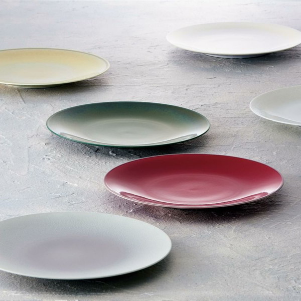 7/18値下げ】ノリタケオリッジ 16.5cmクーププレート(茶) 6枚セット 6