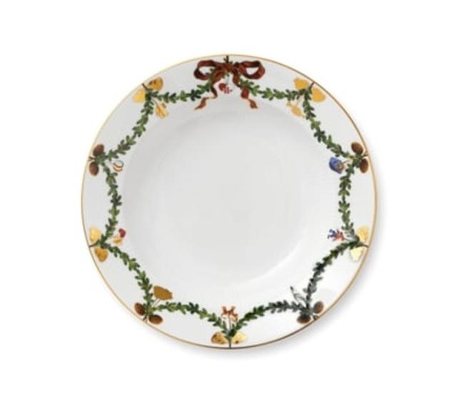 【タイムセール特別価格】ロイヤルコペンハーゲン ROYAL_COPENHAGEN スターフルーテッド ディーププレート24cm 2503604
