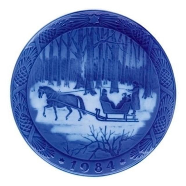 ロイヤルコペンハーゲン ROYAL_COPENHAGEN イヤーズプレート 1984年【中古】【38％OFF SALE】の通販は 5,468円