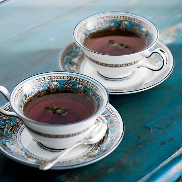 ウェッジウッドターコイズ小物入れ