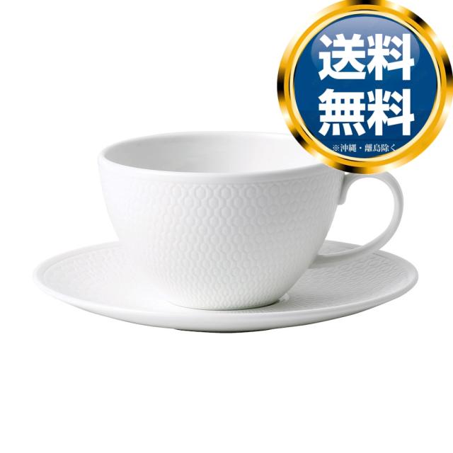 ウェッジウッド WEDGWOOD ジオ ティーカップ＆ソーサー の通販は 5,005円